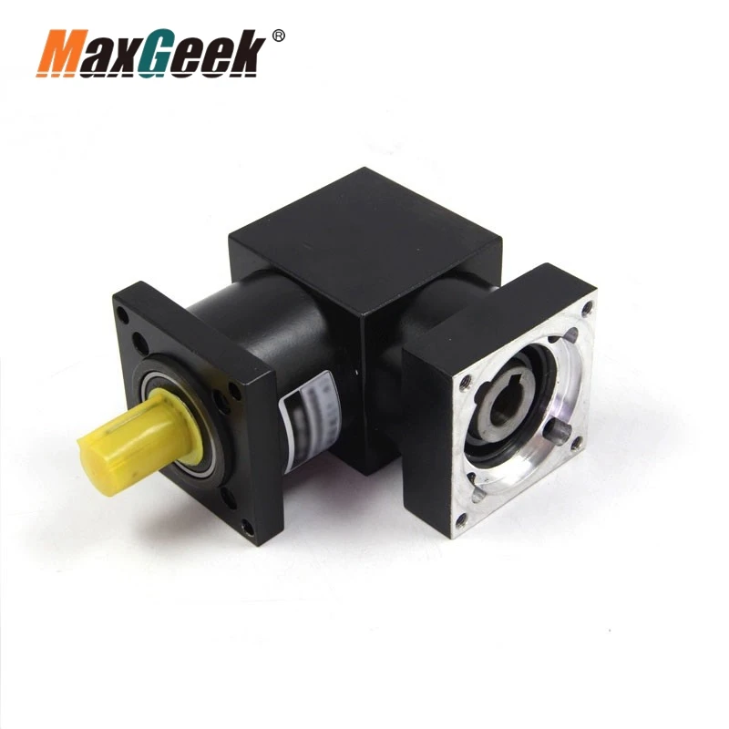 

Maxgeek PXW57 90-Degree Planetary Reducer Planetary Gearbox Ratio 3/4/6/10 for Nema 23 Step and Servo Motor