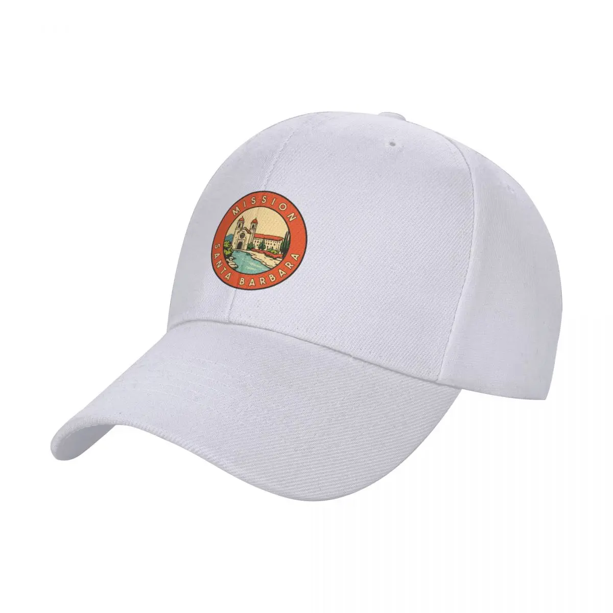 

Mission Santa Barbara Decal Design Baseball Cap party Hat hard hat Golf Snapback Cap Women's Beach Outlet 2024 Men's