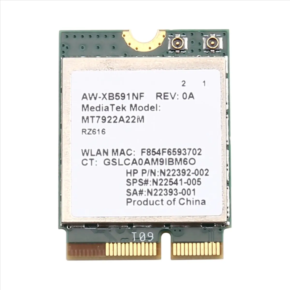 AT42 WiFi 6E MT7922 M.2 Wireless Card 5374Mbps BT 5.3 Tri Band 2.4G/5G/6Ghz Network Adapter Wireless Adapters Win 10/11