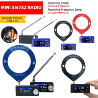 Upgraded Version AMNVOLT ATS MINI PRO SI4732 0.5-108mhz Full Band DSP Radio Pocket Receiver FM AM MW SW SSB Newest Firmware