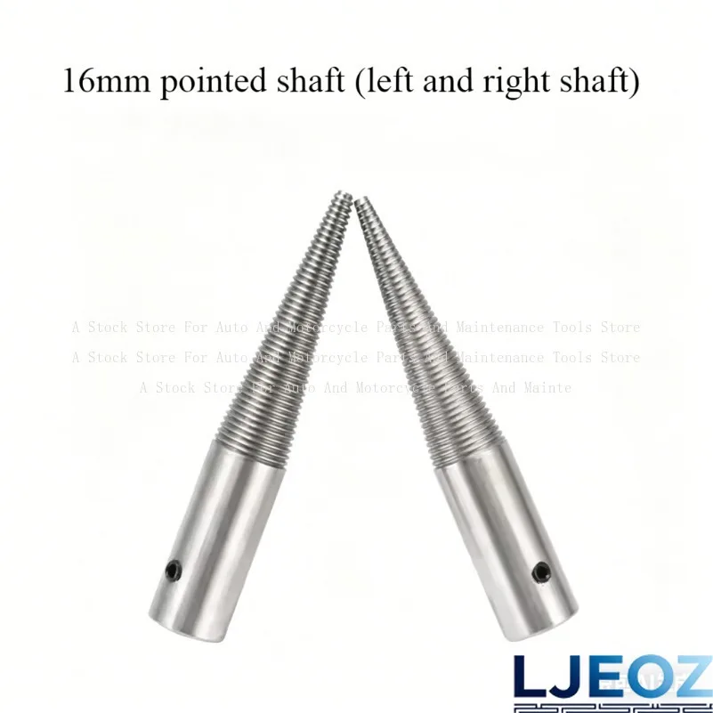 2Pcs Taper Spindle Left&Right Installed Shaft for Buffing Wheels Grinder Parts