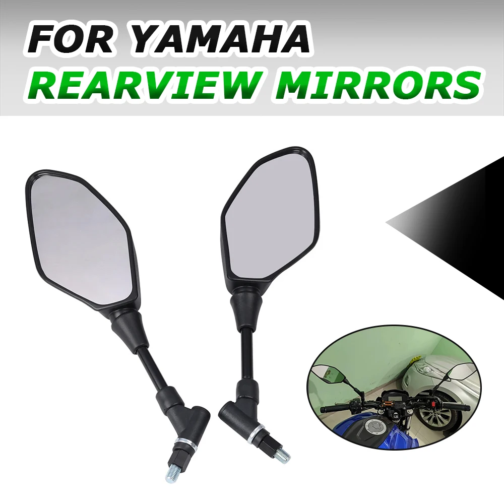 Motorcycle Mirrors Rearview Side Mirrors Convex For Yamaha MT-01 MT-03 MT-07 MT-09 Tracer 900 9 GT FZ1 FZ6 FZ8 Fazer XJ6 XJR1300