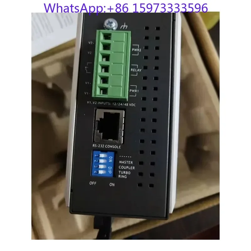 1Pcs EDS-408A-MM-SC Industrial Ethernet Switch with 2 SC Fiber & 6 RJ45 Ports for Factory Network Transmission Control Devices