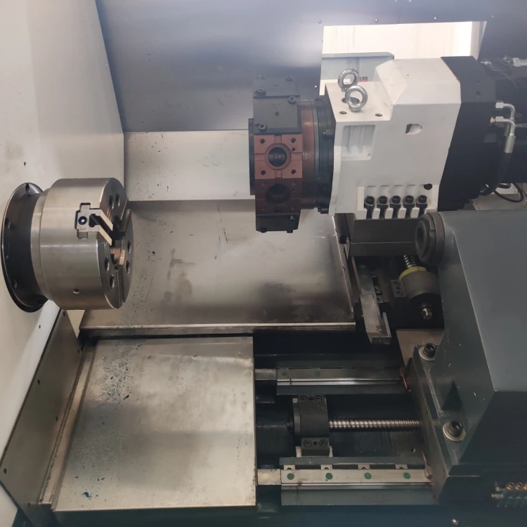Factory Price High Precision Automatic CNC Lathe TCK50 Slant Bed 220V Fanuc GSK Control System