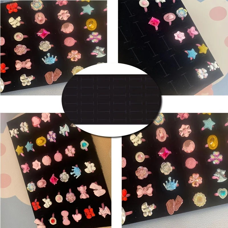 Velvet Rectangle Jewelry Display Tray