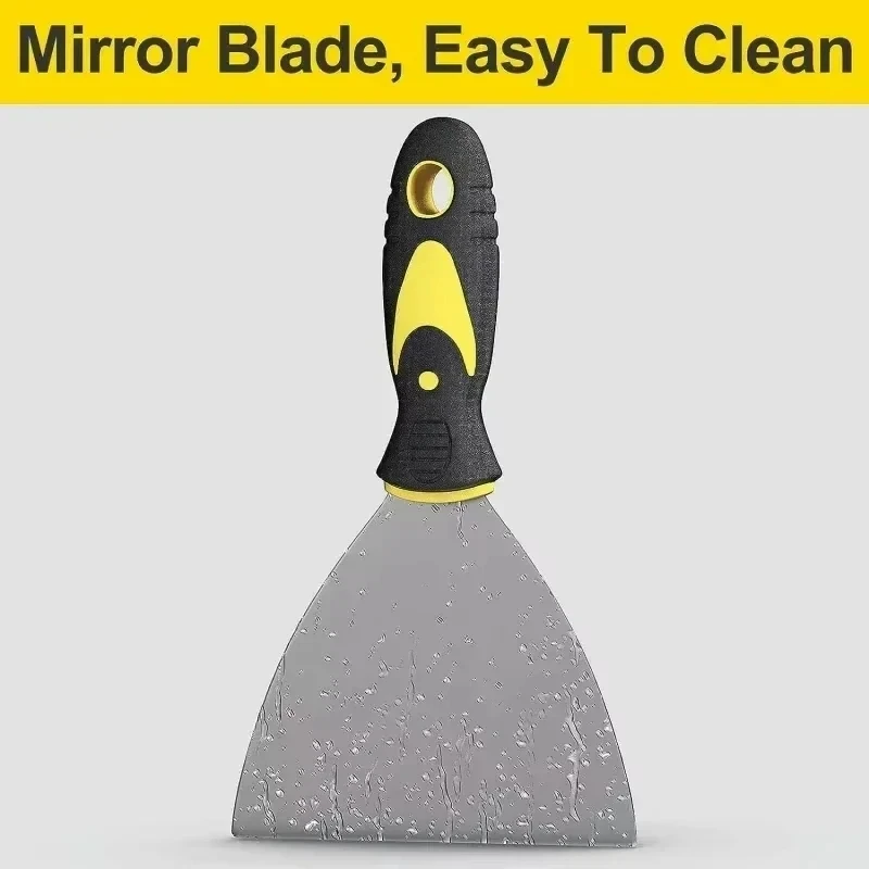 

2/3/4/5 Inch Carbon Steel Putty Knife Scraper, Multi-Size Spatula for Paint and Wall Repair, Household and Industrial Cleaning