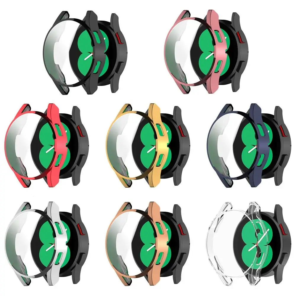 New Full Cover TPU Case Anti-Scratch Smart Watch Screen Protector Soft Bumper Protective Shell for Samsung Galaxy Watch FE