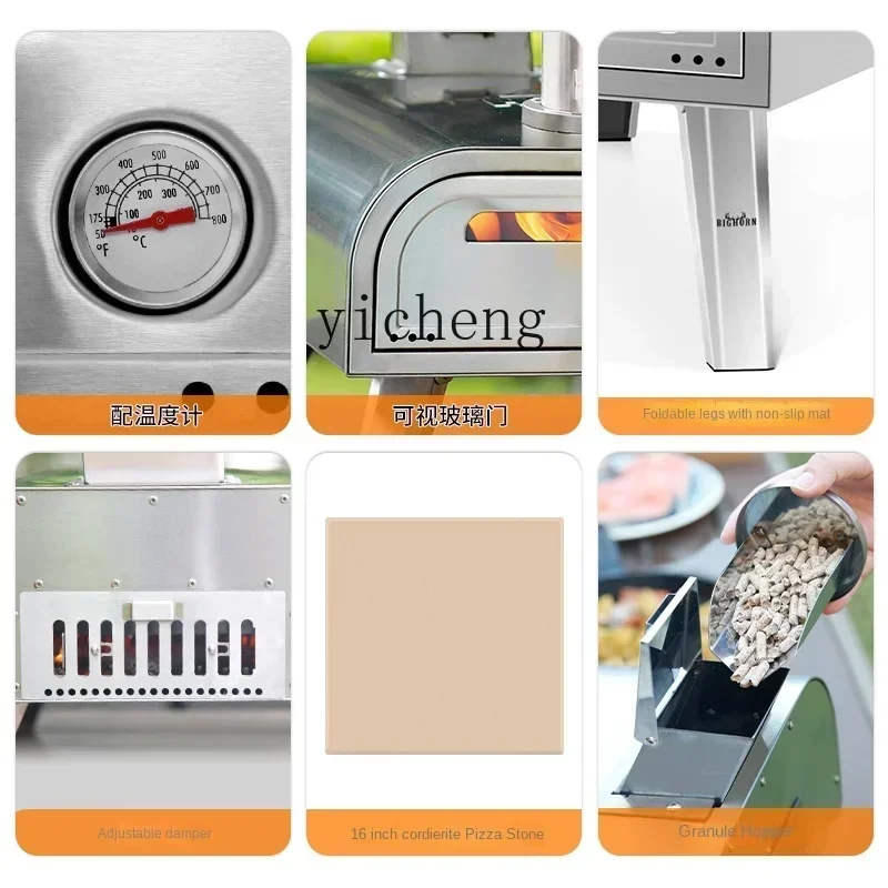 u18Outdoor Particle Pizza Oven Italian Pizza Oven Stainless Steel Pizza Oven