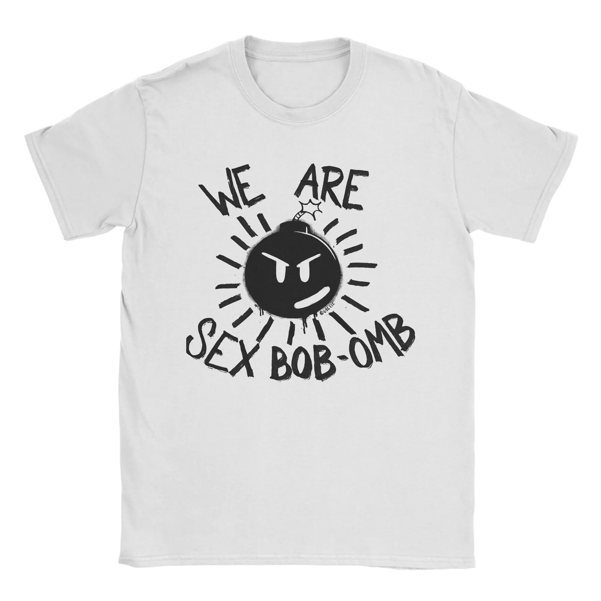 Graphic Art We Are Sexs Bob Scotted Pilgrims vs The World T Shirt for Men Women  Pure Cotton Tee Shirt Short Sleeve Clothes