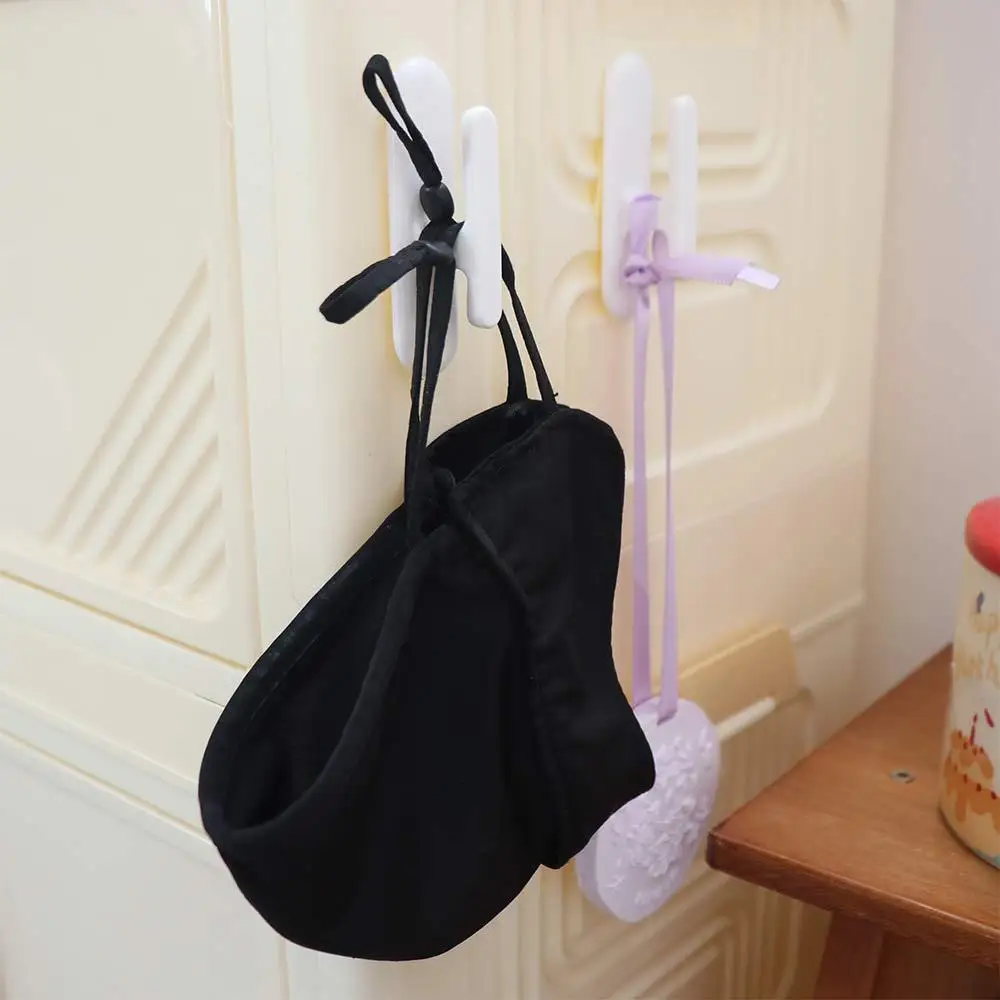 Easy Cord Management White Curtain Hooks Plastic Convenient Adhesive Hook L-Shaped Blind Cord Holders Kindergarten