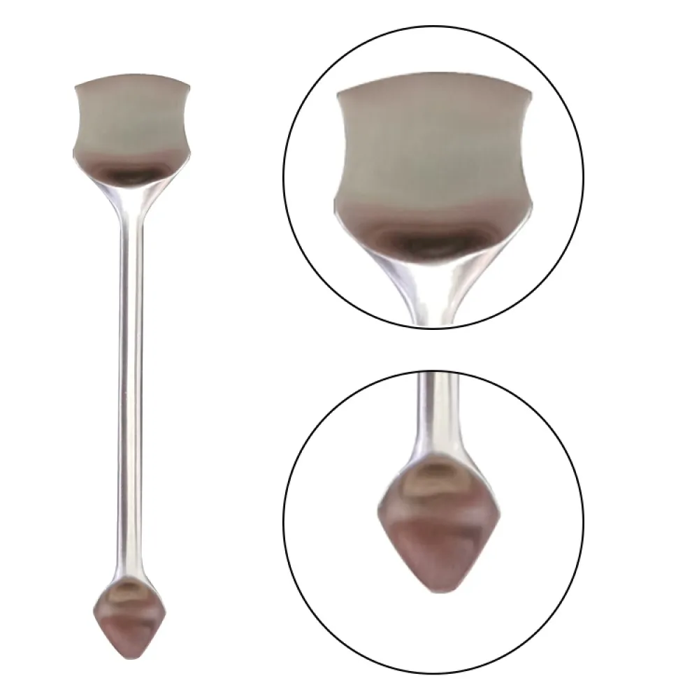 Tweekoppige Acne Comedondrukker Rvs Pore Cleaner Huid Spatel Puistje Remover Huid Scrubber Diepe Reiniging Tool