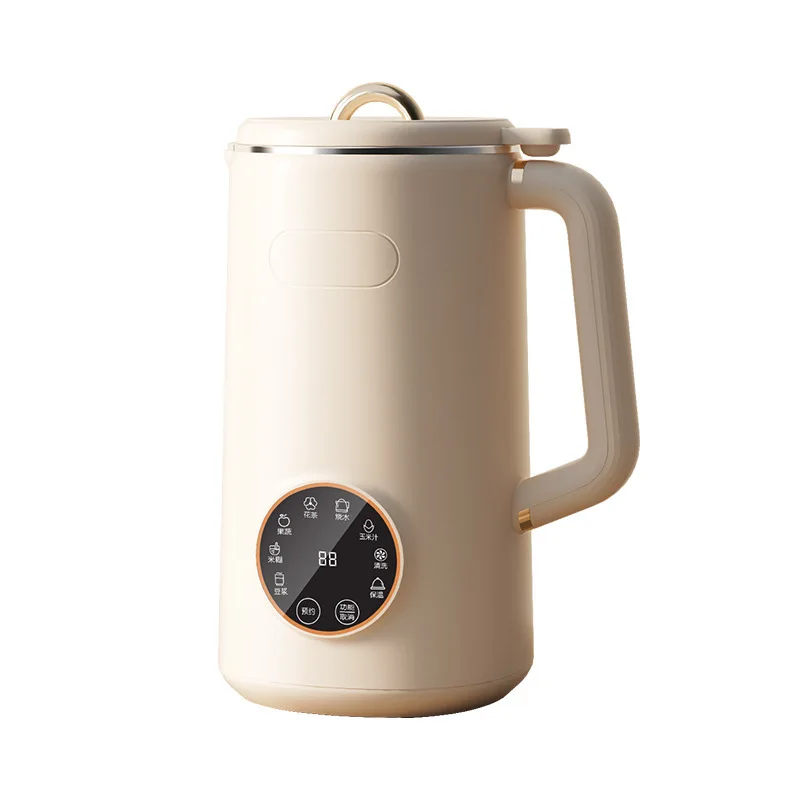 Wall Breaking Soy Milk Maker Smart Touch Automatic No Filter Quiet Operation 1000ml Large Capacity Home Kitchen Maker
