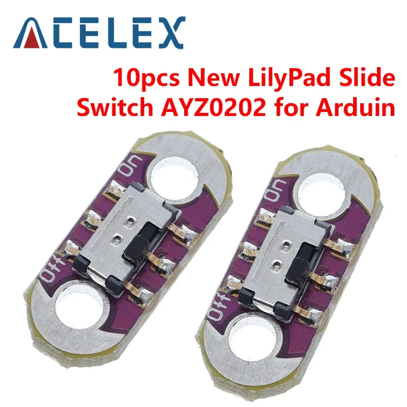 10pcs New LilyPad Slide Switch AYZ0202 for Arduino