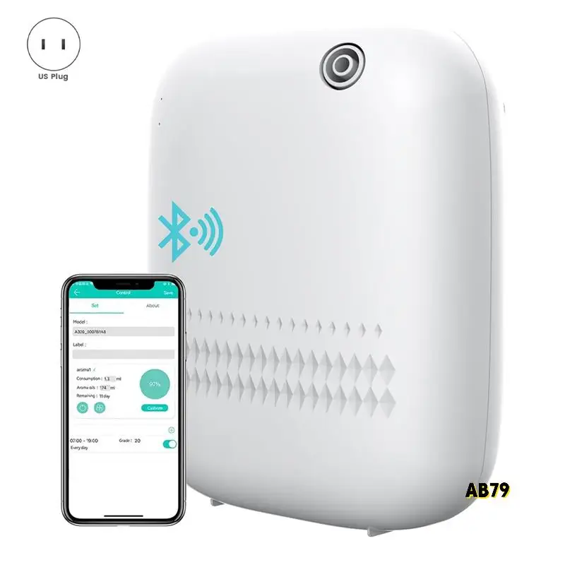 Máquina de aire aromático, difusor de aceites esenciales para uso comercial y hotel, difusor de aire frío sin agua, enchufe estadounidense