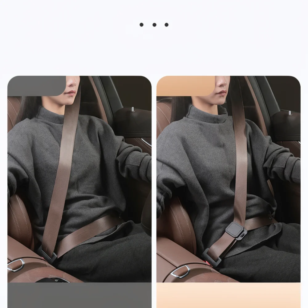 Adjustable Triangle Car Seat Belt Clip Child Protection Harness Positioner Automotive Shoulder Strap Comfort Device