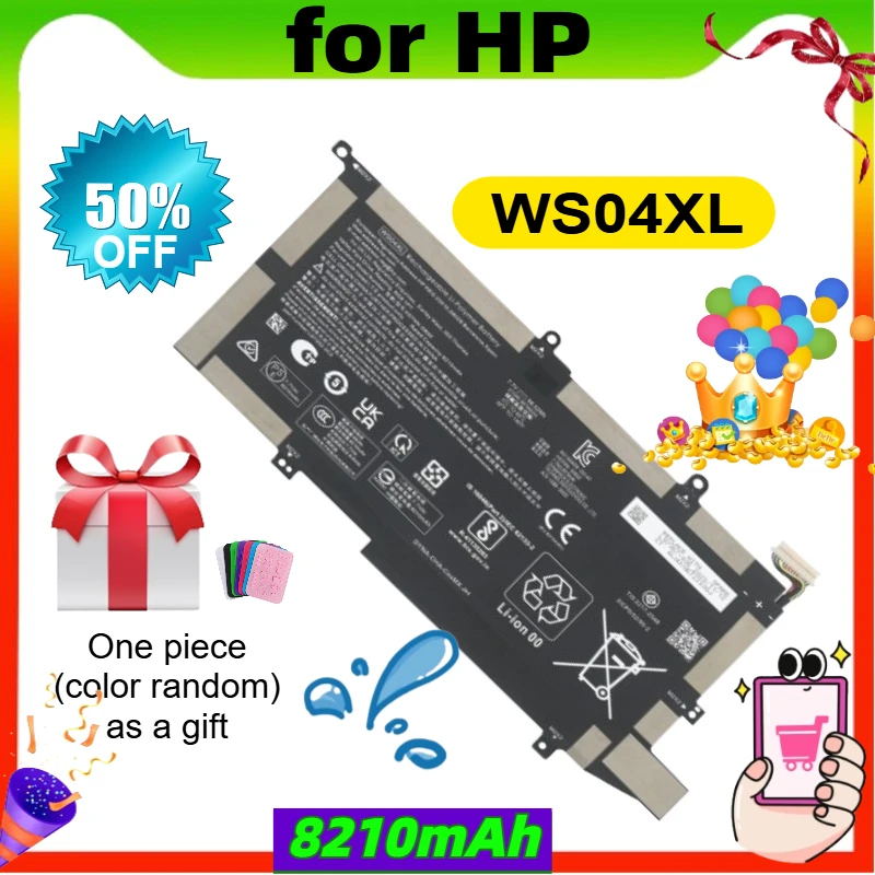 WS04XL Laptop Battery for HP Spectre X360 14-EA 14T-EA000 14-EA0007NA 14-EA0002NI 14-EA0003NS L97352-2D1 L97357-005