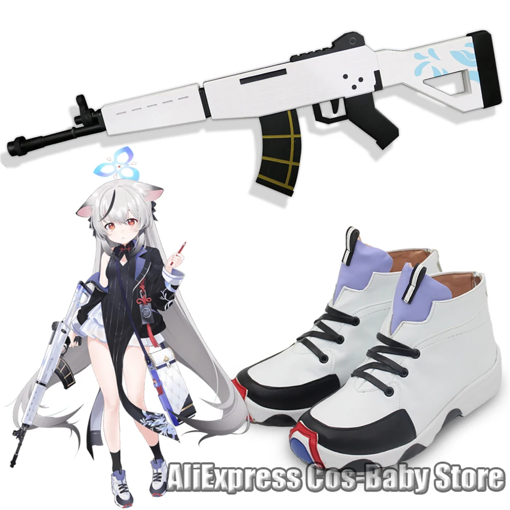 Game Blue Archive Sunohara Kokona Cosplay Weapons Props Accessories Anime Cosplay Sunohara Kokona Shoes Boots Halloween