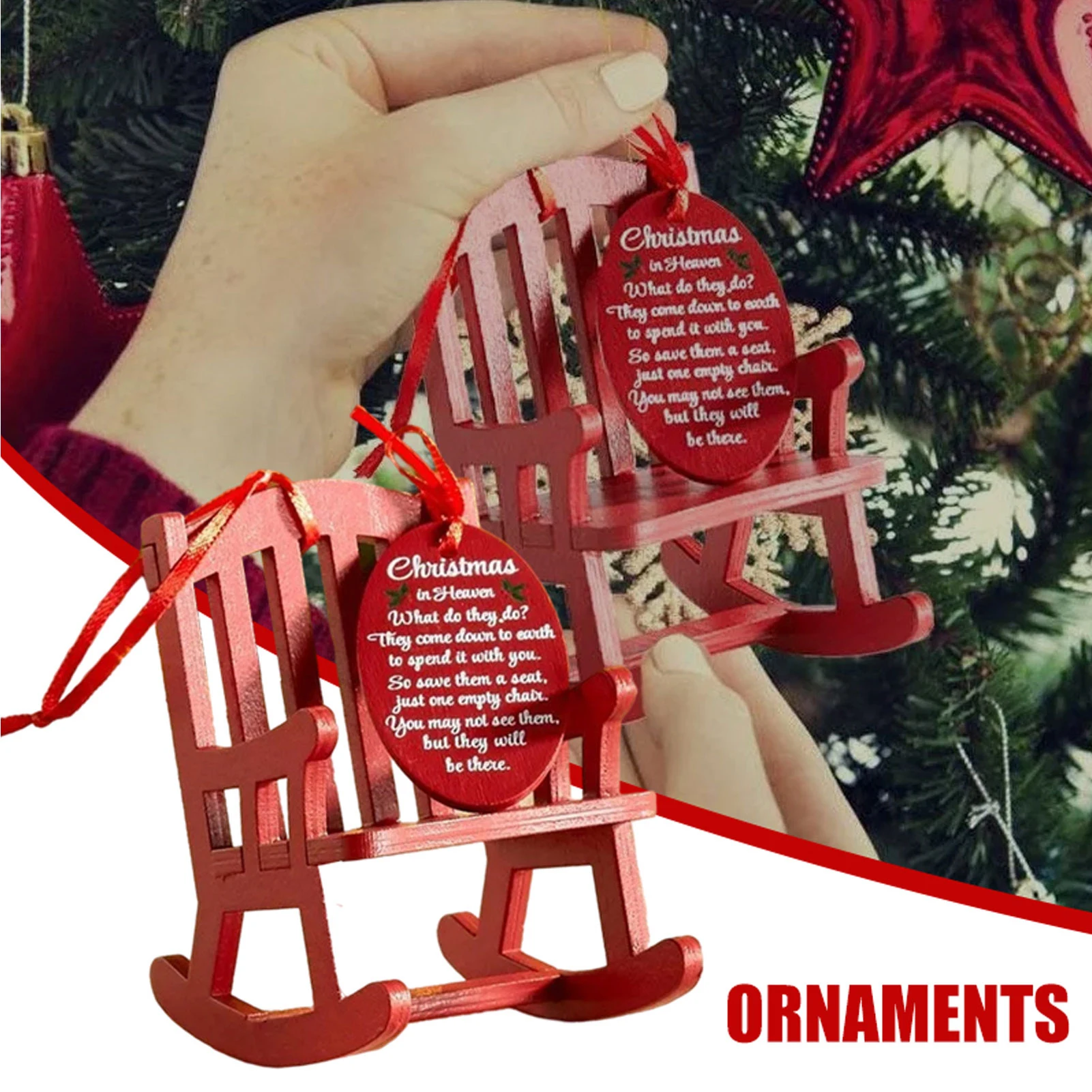 Woodworking Meaning - Christmas In Heaven Memorial Ornament Mini