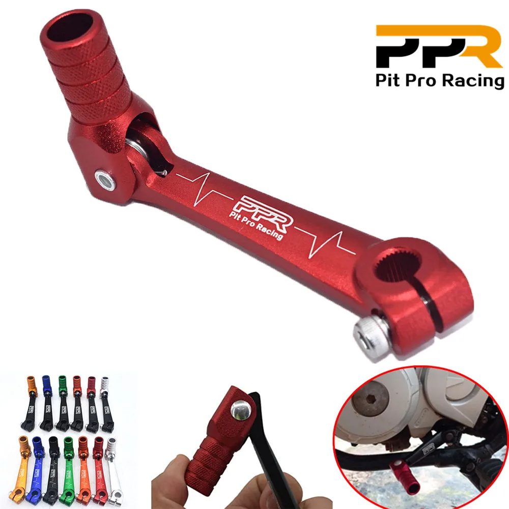 Universal Motorcycle Short Gear Shift 10mm Folding Aluminum for Kayo BSE Apollo ZongShen NC 250 300 450 CC ATV Accessories