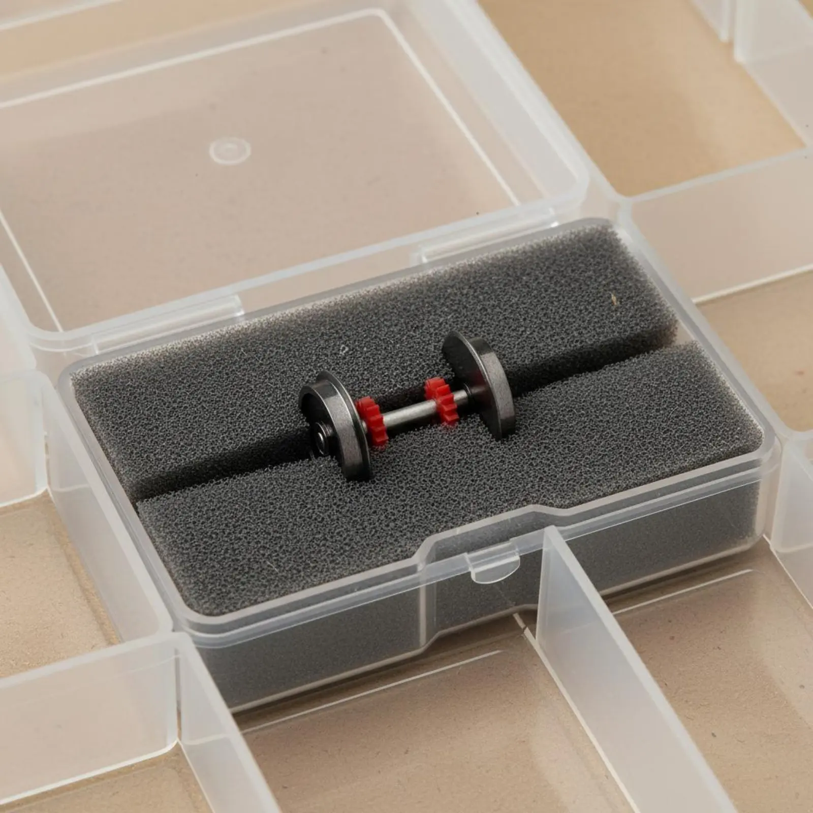 Metal Model Train Wheel with Gear Wear Resistant 1:87 Model Train Wheel Set HO Scale Metal Wheels Low Noise NMRA Standard