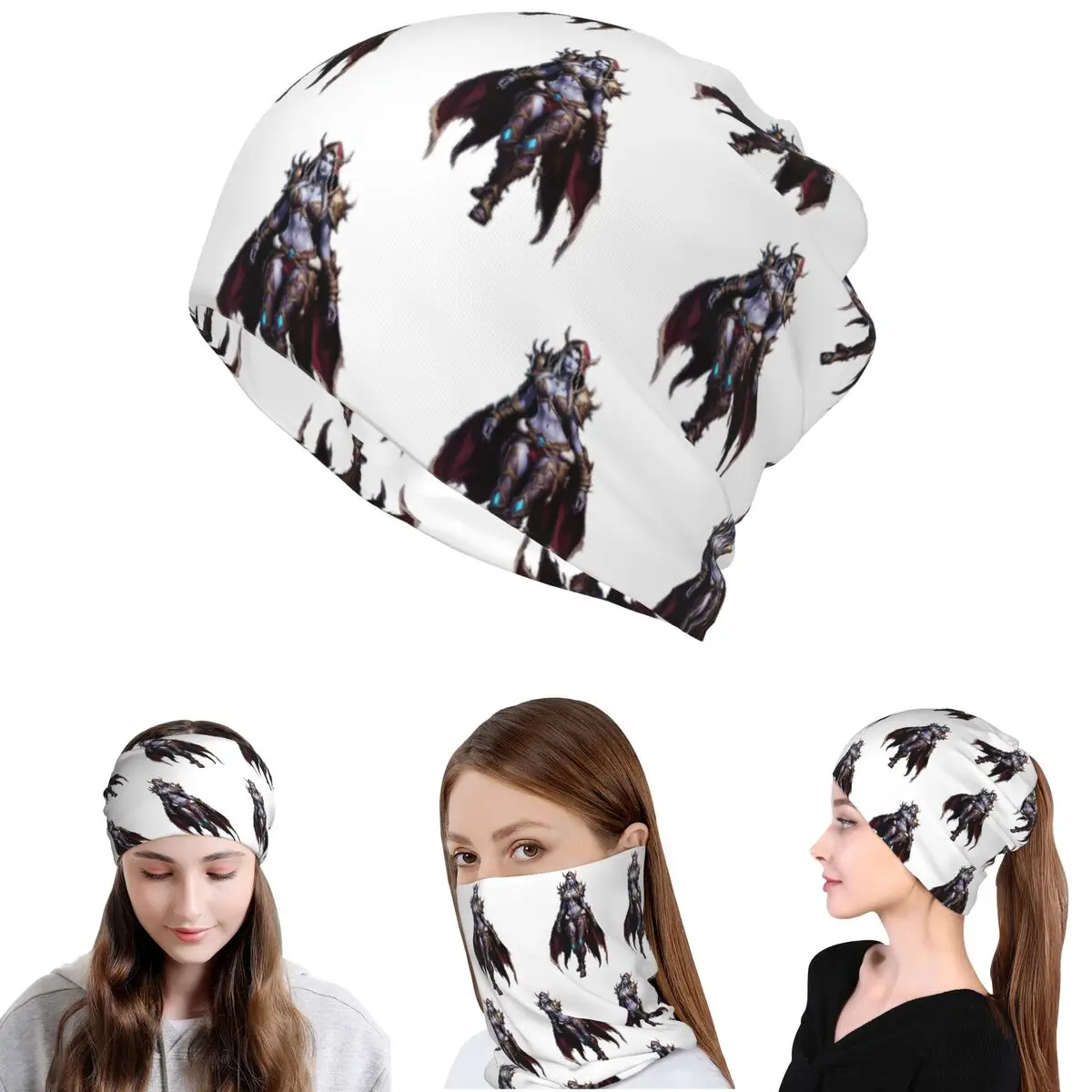 

Sylvanas Windrunner World Of Warcraft Bandana Neck Gaiter Wrap Scarf Multifunction Headwear Beanies Hat for Men Women Washable
