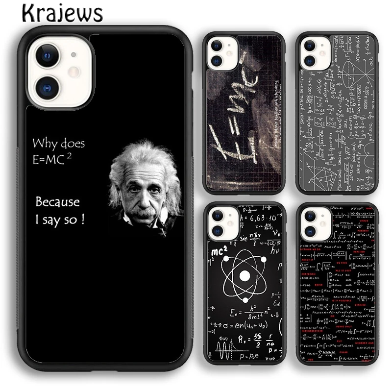 

Physic Equations E=mc2 Math Phone Case Cover For iPhone 17 Air 16 15 14 plus 11 12 13 pro max coque Shell Fundas