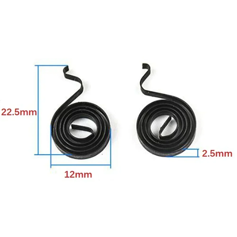 لبوش GWS6-100 الينابيع 1 زوج 22.5X12X2.5 مللي متر اكسسوارات زاوية طاحونة الأسود فرشاة كربون حامل الربيع