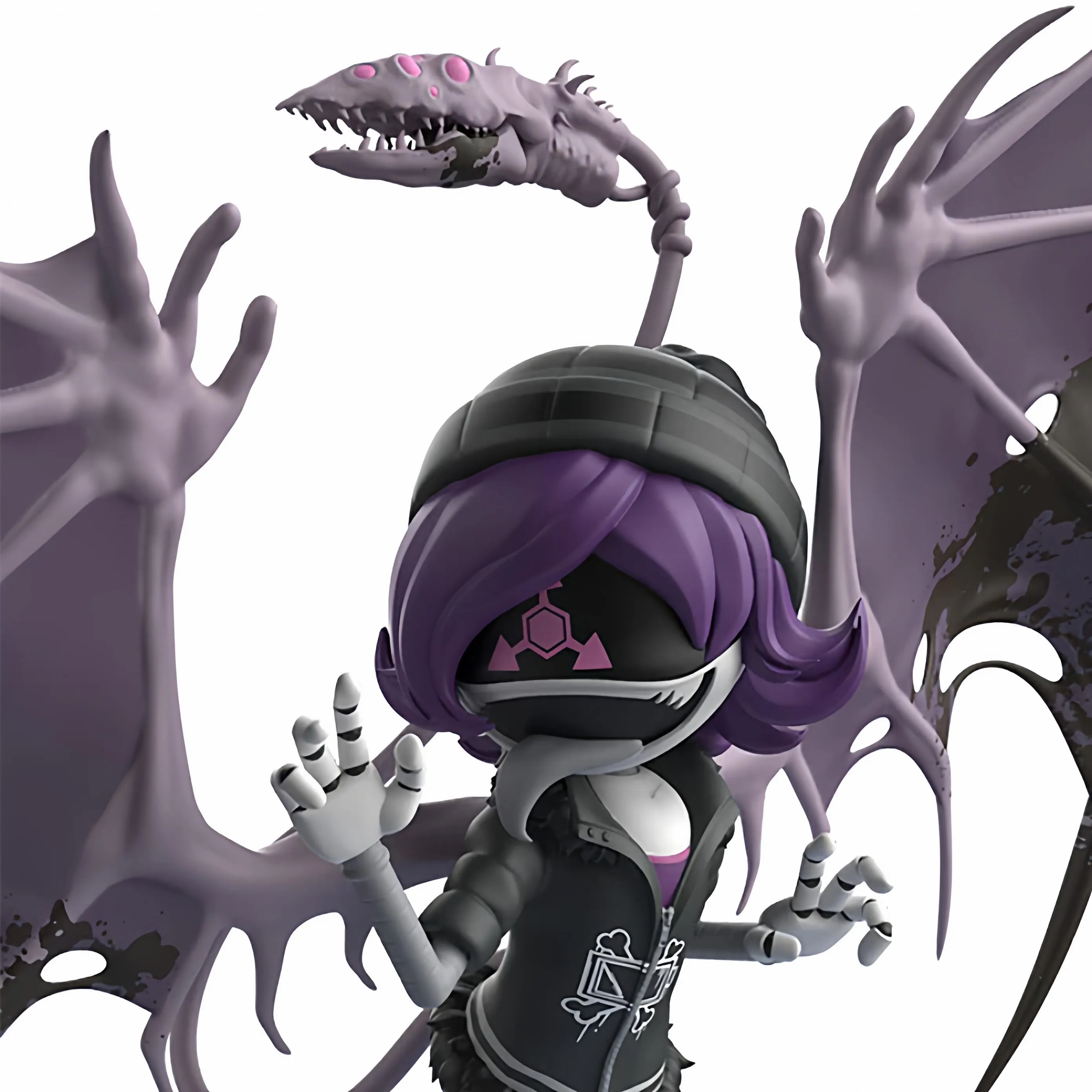 Animegaz Uzi Murder Drones Action Figure Glitch Authentic In Stock Collectible Model Desktop Display For Anime Collectors
