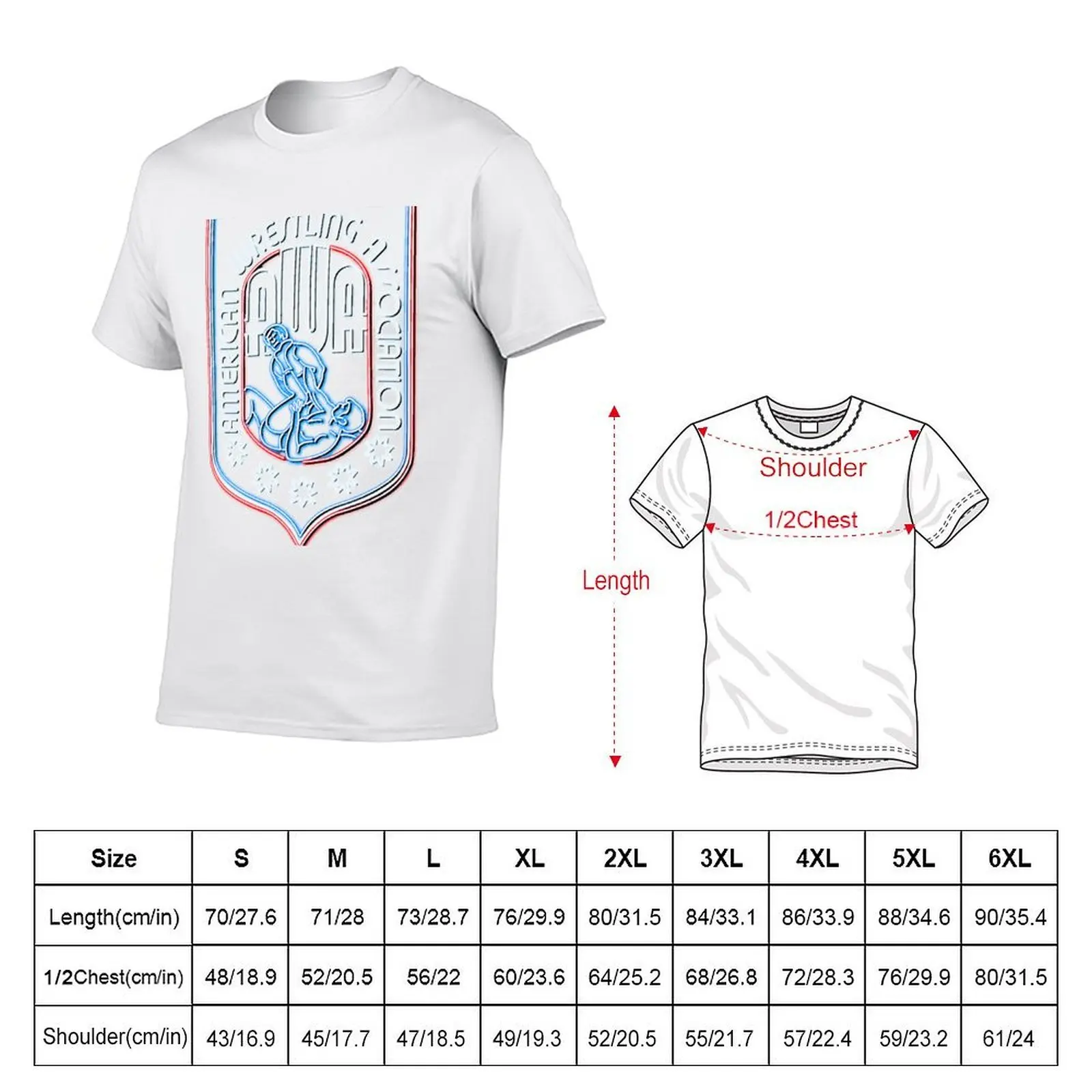 AWA neon T-Shirt t shirts for man graphic vintage t shirts for man cotton T-Shirt