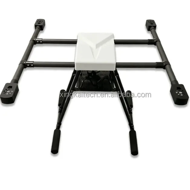 Kit UAV Quadrotor portátil, fibra de carbono de 4 rotores, elevación estable pesada, 1,5 kg para entrega de 4 ejes, pieza de marco de Equipo de Vigilancia de Dron