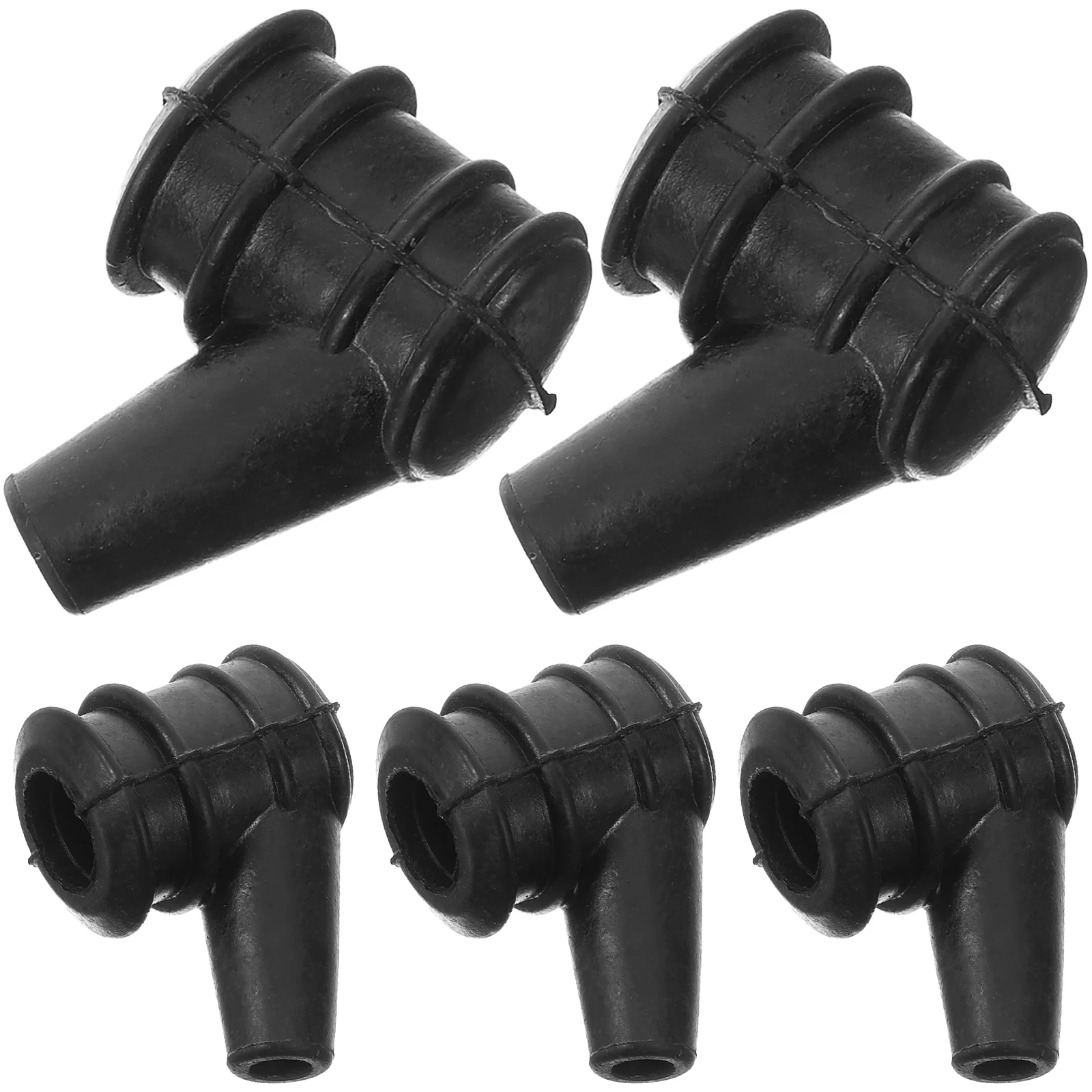 

5 Pcs Spark Plug Lawn Mower Accessories Plugs for Socket Tractor Detachable Machinery Black Parts