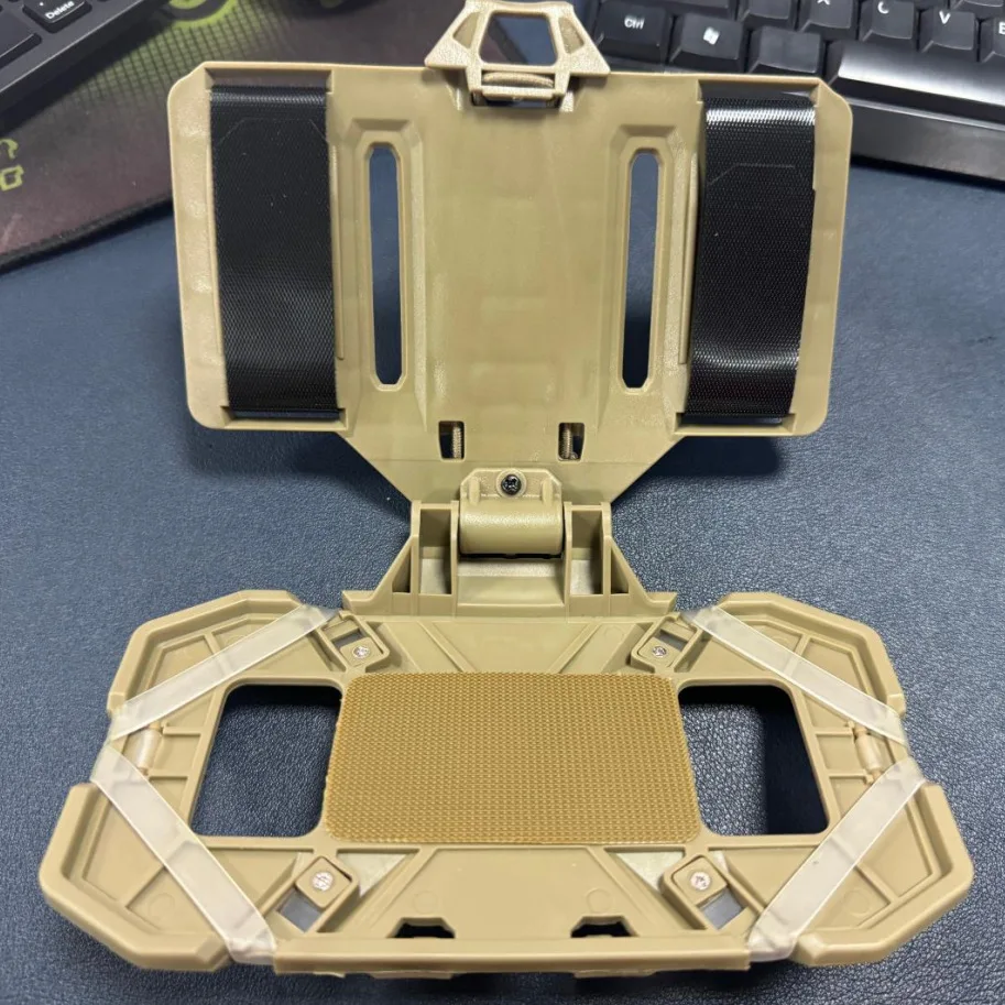 حامل هاتف مولي عالمي، حامل هاتف سترة تكتيكية، لوحة ملاحة قابلة للطي، حامل أمان للهاتف مولي #3