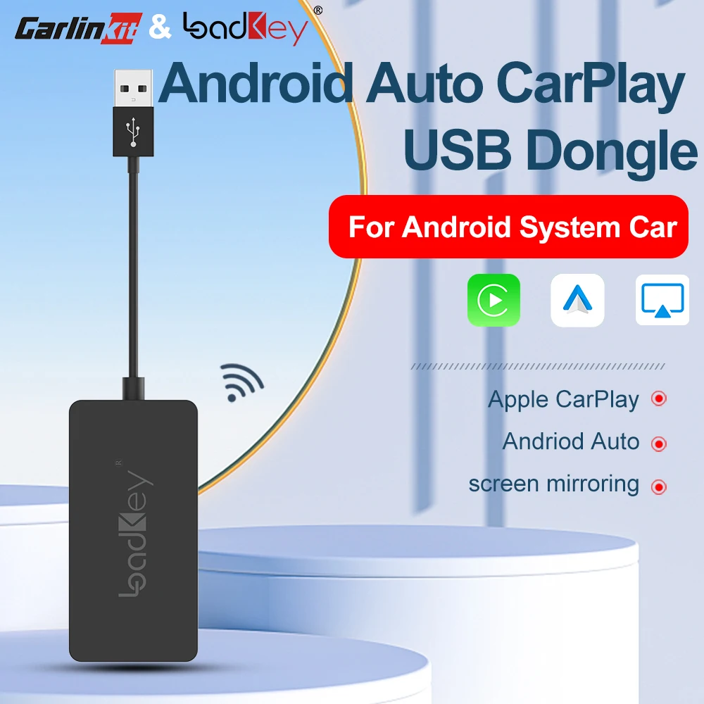 CarlinKit & Loadkey USB CarPlay Android Auto Adapter For Android System Cars Mirrorlink Split Screen Spotify Waze Navigation Box