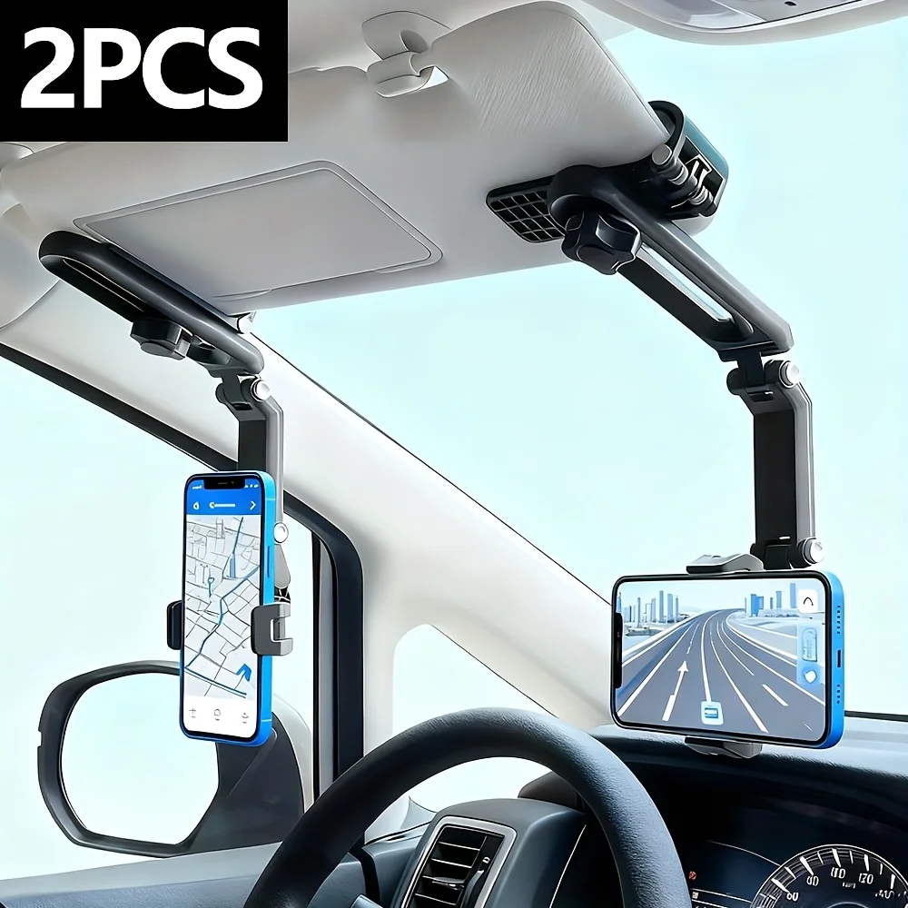 

Trendy Car Phone Holder: Multi-Functional In-Car Navigation Mount and Phone Holder – Universal Car Accessories