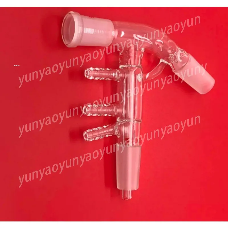 24/40 Micro Distiller Glass Grinding Port Distillation Connecting Tube Fractionation Head Lab Purification