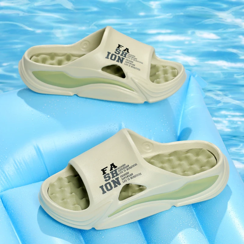 

YRZL Soft Slides 2025 Summer Slippers Comfortable Sandals for Men Women Indoor Outdoor Anti-Slip Lightweight Beach Casual Shoes
