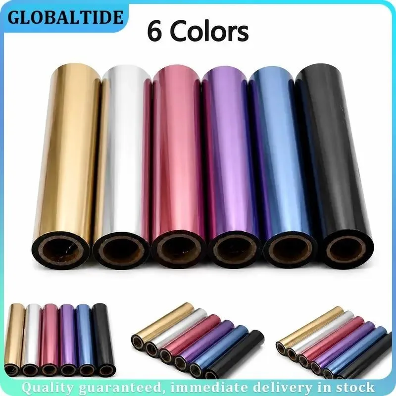 Colored Aluminum Hot Stamping Foil Roll for Plastics /Leather/Fabrics Suit Stamping Foil Heat Transfer Gilding PVC Card Emboss
