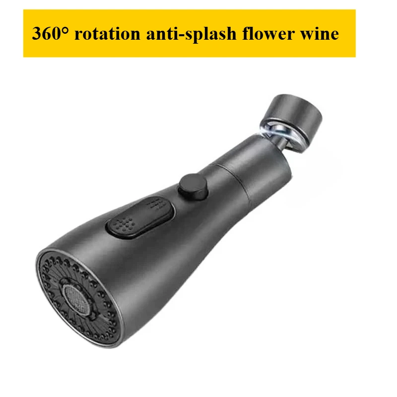 

1PCS Universal 360° Rotate Kitchen Faucet Extender Aerator Plastic Splash Filter Kitchen Washbasin Faucet Bubbler Nozzle Aerator