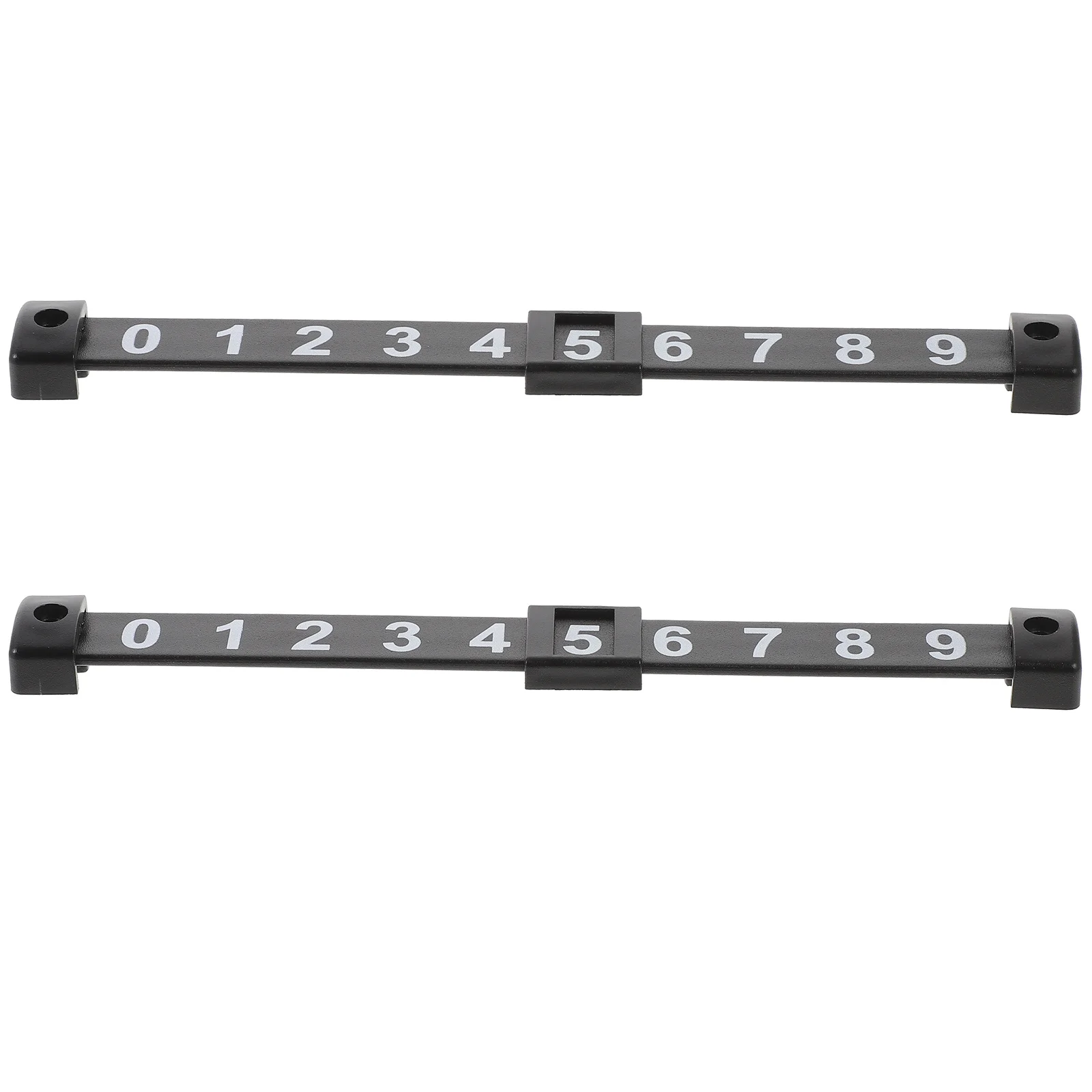 2Pcs Foosball Scorekeepers Table Football Score Counters Bright Background White Numbers Compact Design Multi-Use Score Markers