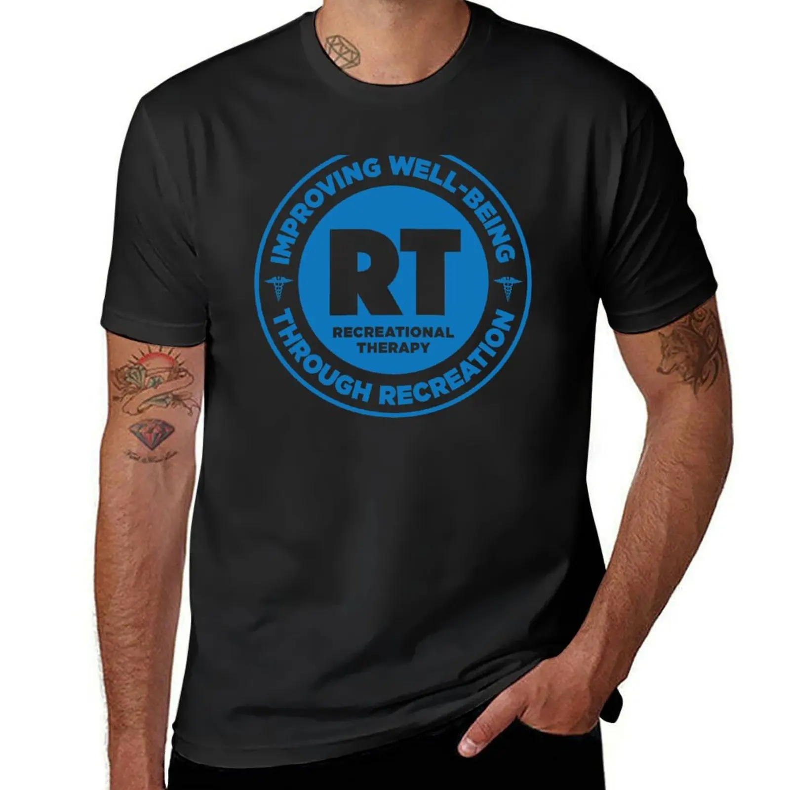 Therapeutic Recreational Therapist Gifts For RT Month T-Shirt heavyweights summer tops men t shirt