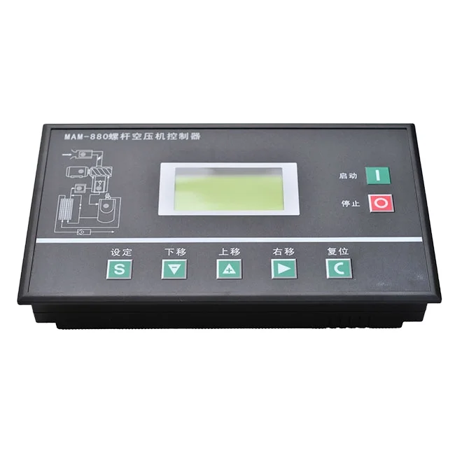 Compressor Parts PLC Board 40A 100A 200A 400A Touch Screen Screw Air Compressor Controller Mam-880