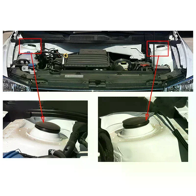 2PCS Car Front Suspension Strut Cap Mount Cover  For Golf 4 Touran 1J0412359 Shock Absorber Upper Cap