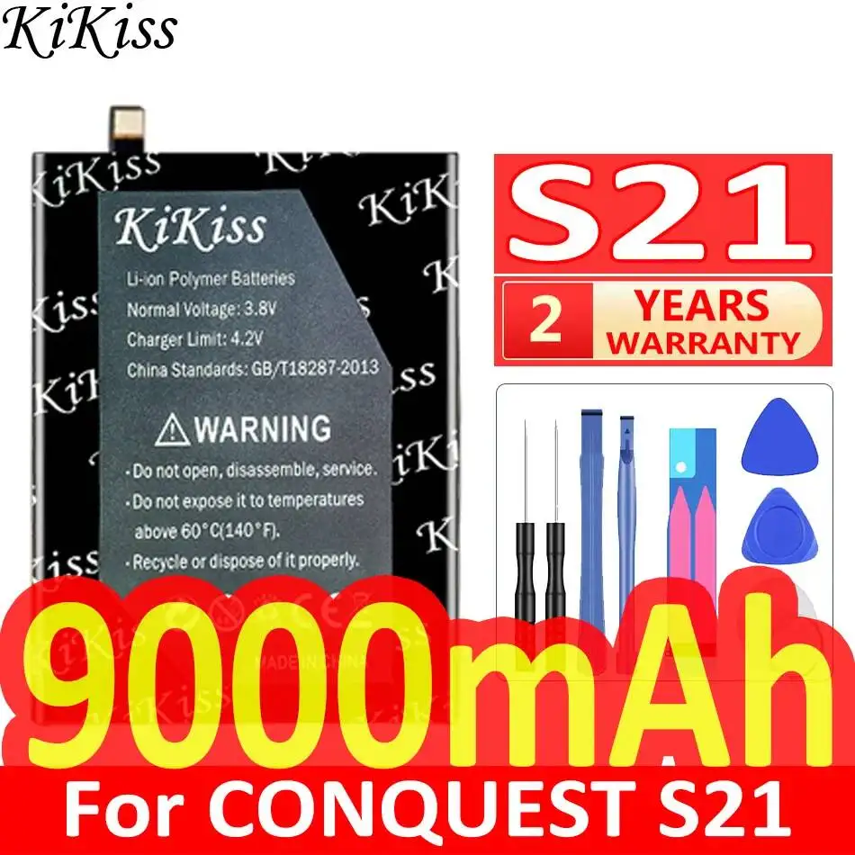 

Reliable Power Supply Mobile Phone Battery 9000mah High-Efficiency For Conquest S21