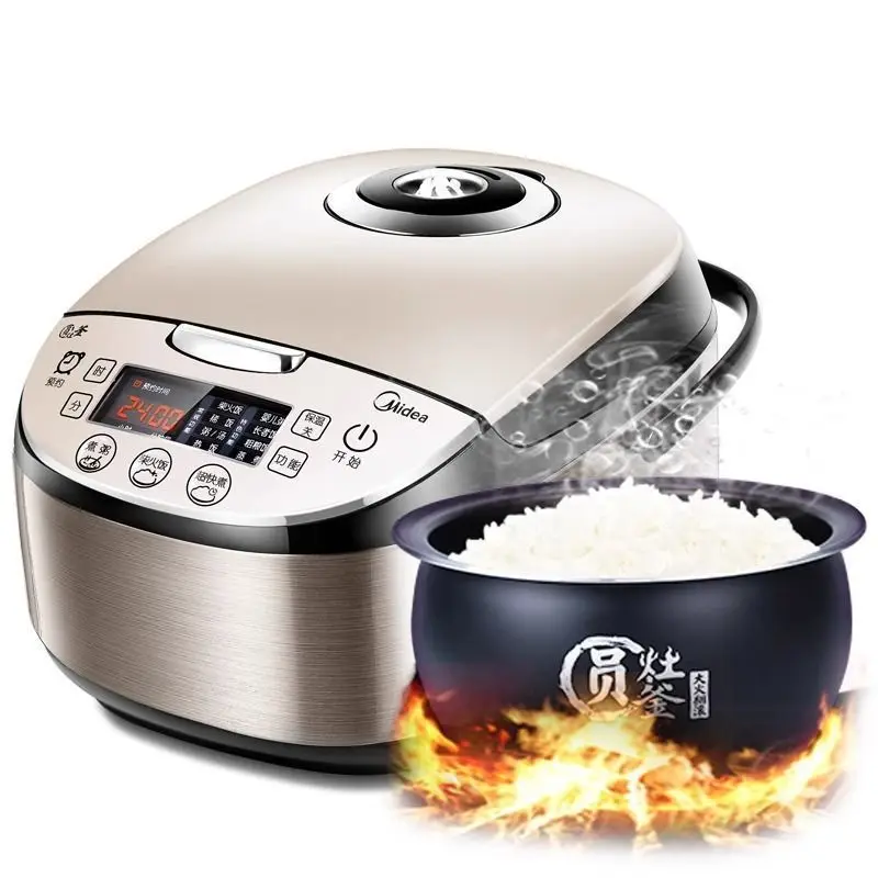 Midea rice cooker household cooking porridge large-capacity smart rice cooker reservation multi-functional sweet firewood rice