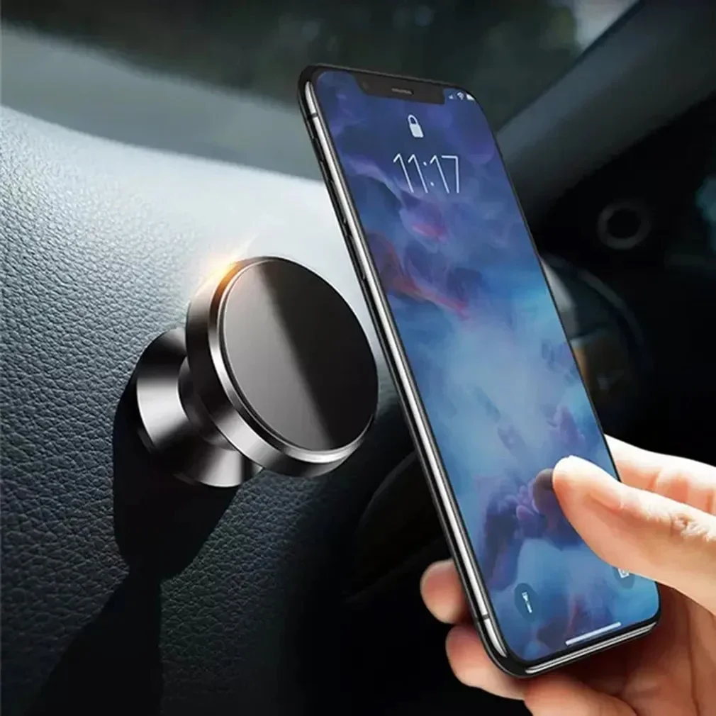 Magnetic Car Phone Holder Stand Magnet Car Mount Support GPS Mobile Bracket in Car For Macsafe iPhone 14 13 12 11 Samsung Xiaomi