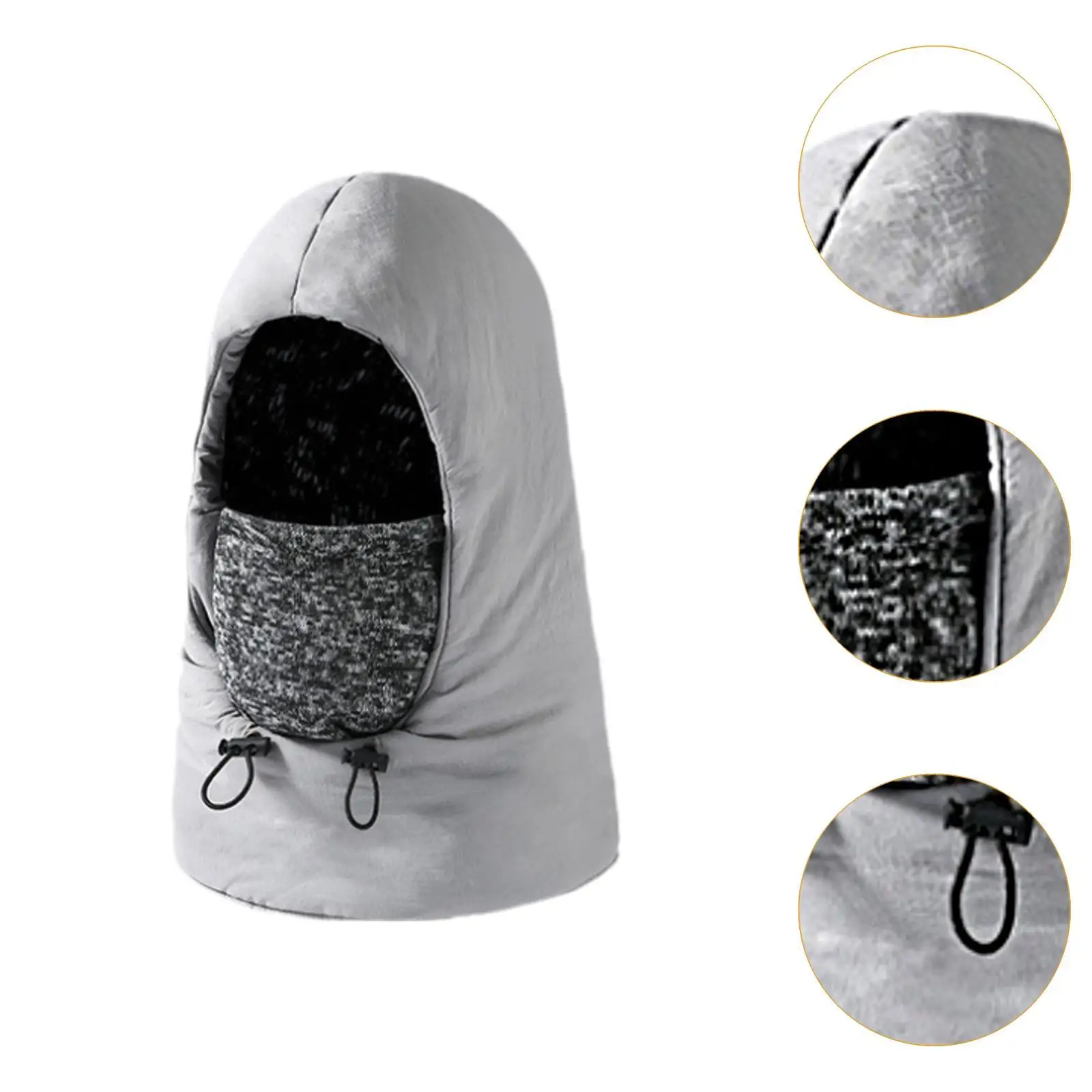 Máscara facial completa aquecedor de pescoço macio à prova de vento balaclava máscara de esqui para acampamento e pesca