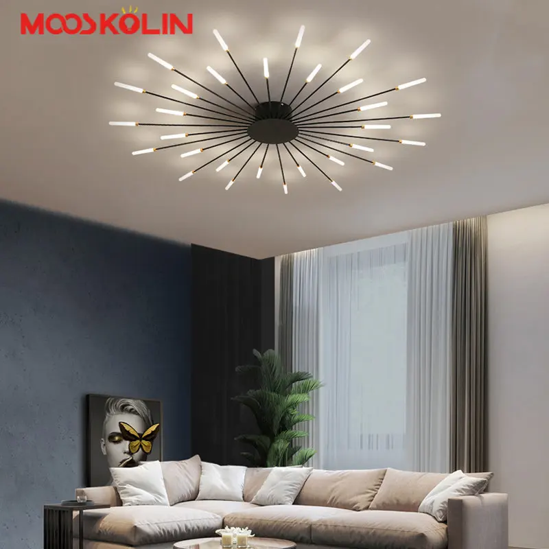 

Modern Led ceiling Light Branch Stick Spread Acrylic Shade Ceiling Lamp For Living Room Bedroom Kitchen Home Chandelier Lighting