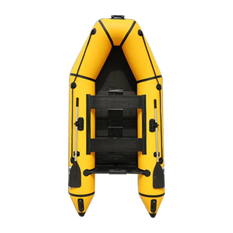 10 Feet Inflatable Speed Boat 0.9mm PVC Assault Rescue Kayak Transom Sport Tender Boat With Motor Board