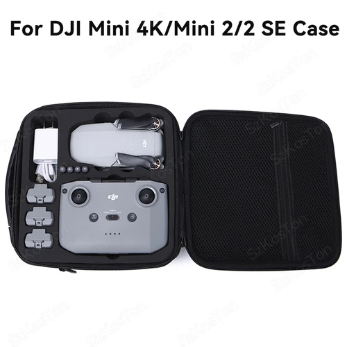Bolsa de almacenamiento para DJI Mini 4K/Mini 2/Mini 2 SE, Estuche de transporte, bolso de hombro EVA, caja de viaje para accesorios de Dron DJI Mini 4K