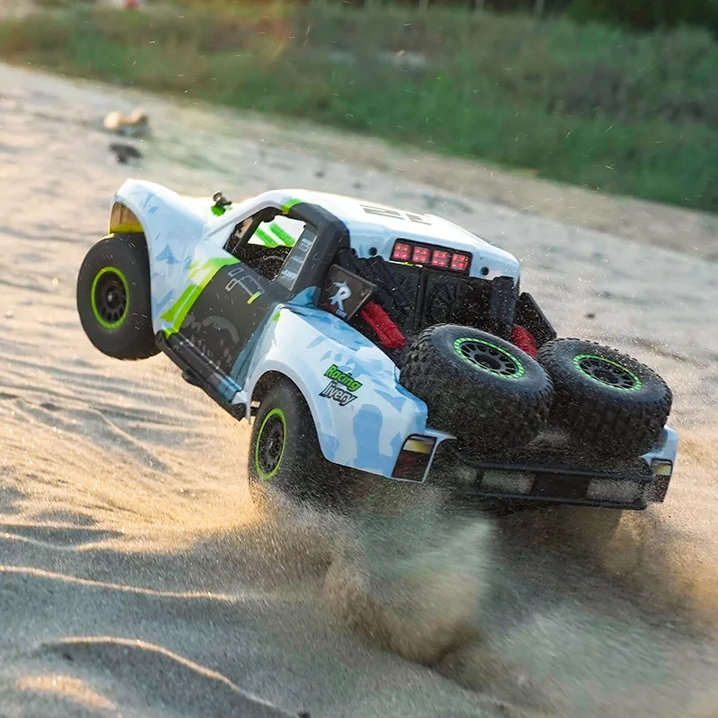 JJRC 1:12 2.4G RC ショートコーストラック 4WD 高速オフロードレーシングカー フルプロポーショナルリモートコントロール車両 おもちゃ 男の子向け